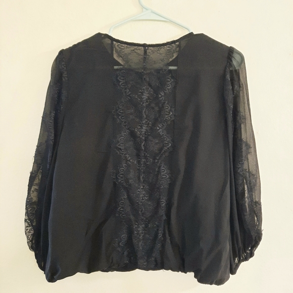 Alice + Olivia Silk Lace Top - Picture 4 of 4